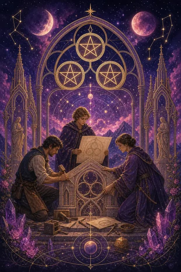 Three of Pentacles